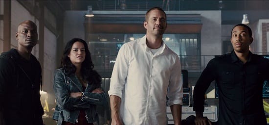Furious 7 Paul Walker Michelle Rodriguez Tyrese Gibson
