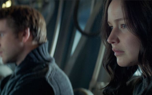 Mockingjay Part 1 Liam Hemsworth Jennifer Lawrence