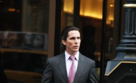 Christian Bale on The Dark Knight Rises Set
