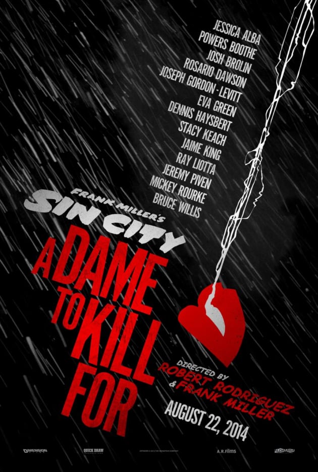 Sin City A Dame to Kill For Teaser Poster
