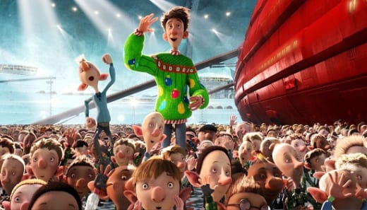James McAvoy is Arthur in Arthur Christmas