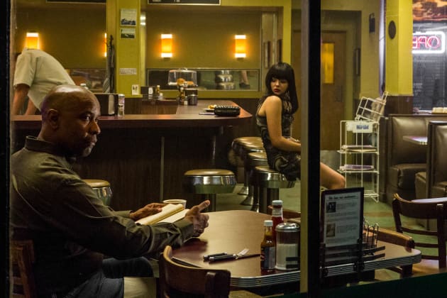 Denzel Washington Chloe Grace Moretz The Equalizer