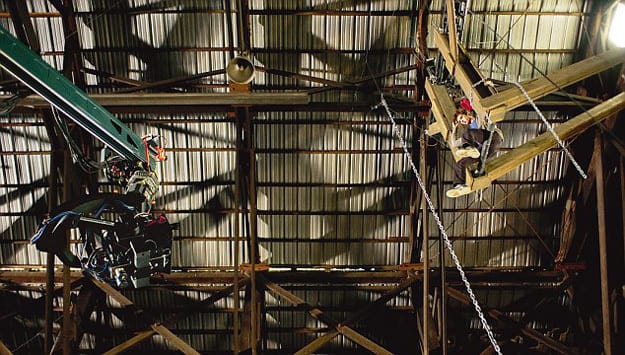 The Amazing Spider-Man Behind The Scenes Photo: Rafters