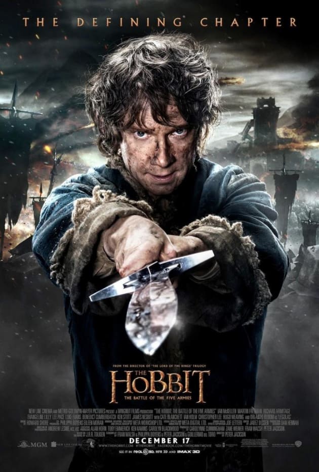 The Hobbit The Battle of the Five Armies Martin Freeman Poster