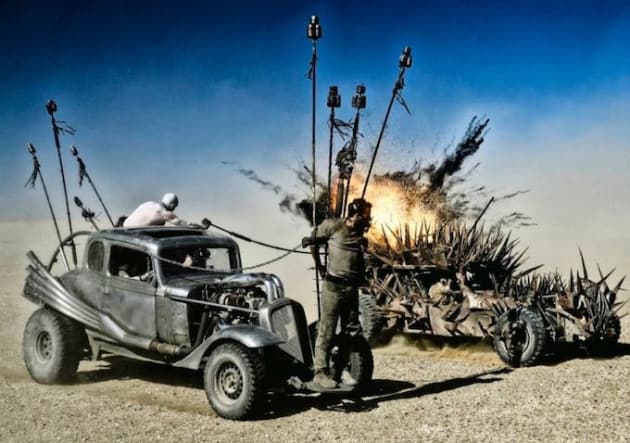 Mad Max Fury Road Nicholas Hoult Tom Hardy