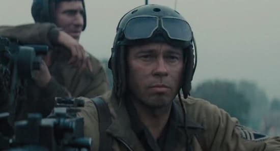 Brad Pitt in Fury