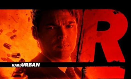Red Character Poster- Karl Urban
