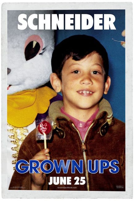 Grown Ups Rob Schneider Kid Poster