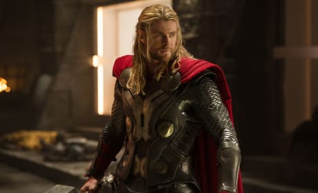 Chris Hemsworth is Thor in Thor: The Dark World
