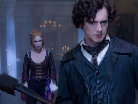 Erin Watson and Benjamin Walker in Abraham Lincoln: Vampire Hunter