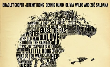 The Words Poster: Bradley Cooper in Text