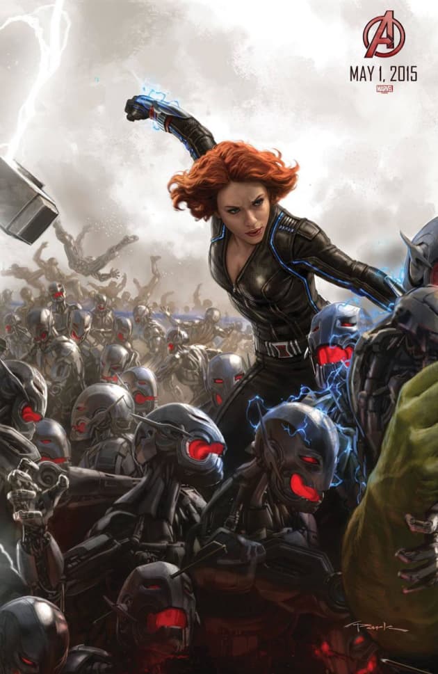Avengers: Age of Ultron Black Widow Concept Art Poster