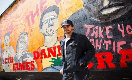 This Is The End: James Franco Paints An All-Star Mural