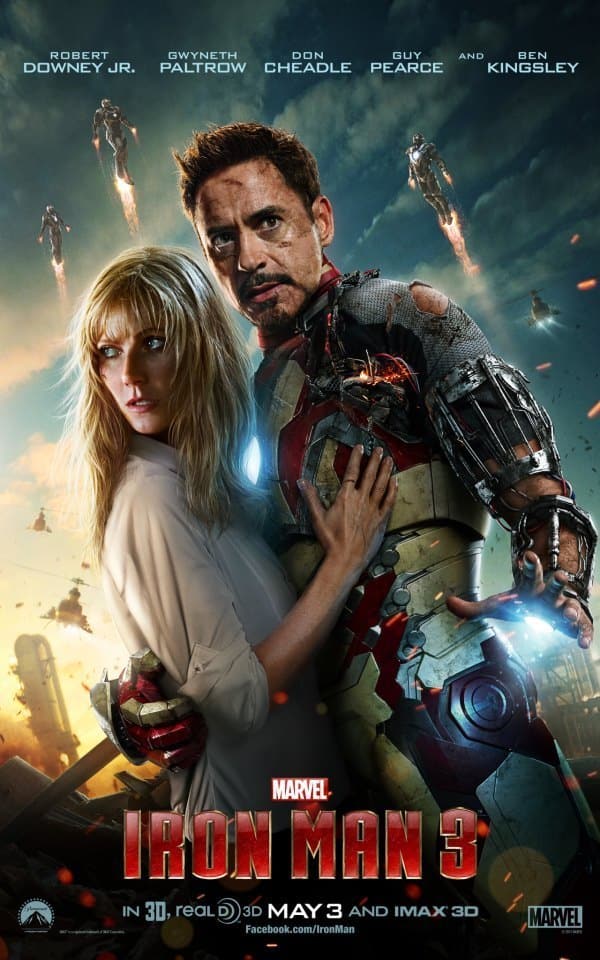 Iron Man 3 Pepper Tony Poster
