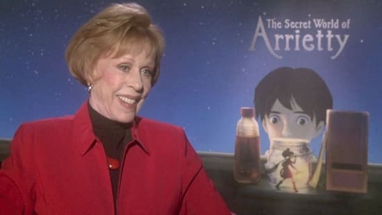 Carol Burnett Talks The Secret of Arrietty
