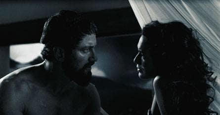 Leonidas and Gorgo in bed