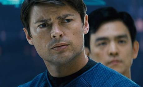 Karl Urban in Star Trek