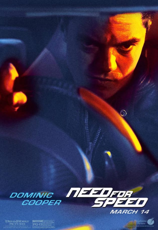 Need for Speed Dominic Cooper Poster