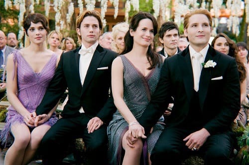 Elizabeth Reasner and Peter Facinelli in The Twilight Saga: Breaking Dawn Part 1