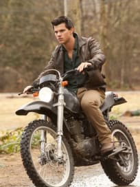 Yummy Jacob on his Motorcycle