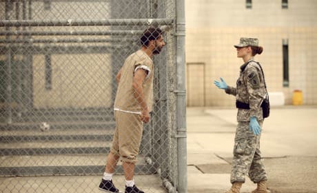 Kristen Stewart in Camp X-Ray