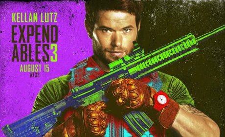 The Expendables 3 Kellan Lutz Comic Con Poster