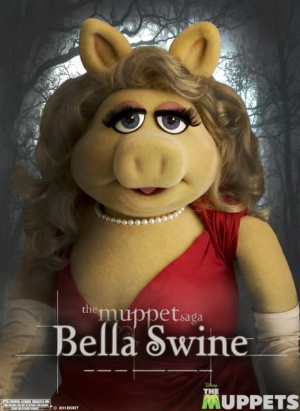 Miss Piggy as Bella from Breaking Dawn