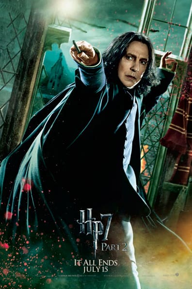 Snape Looks Scared