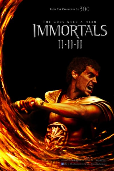 Immortals Character Poster - Theseus
