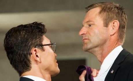 Aaron Eckhart Rick Yune Olympus Has Fallen