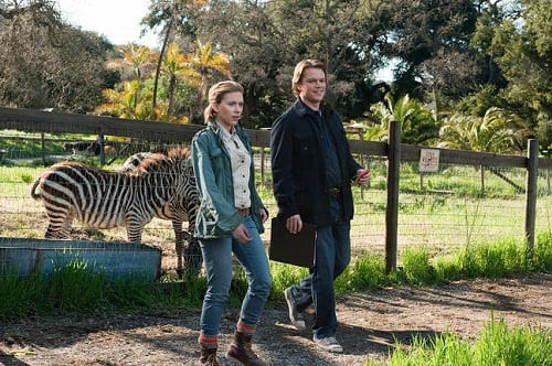 Matt Damon and Scarlett Johansson in We Bought a Zoo