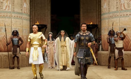 Exodus Gods and Kings Joel Edgerton Christian Bale Sigourney Weaver