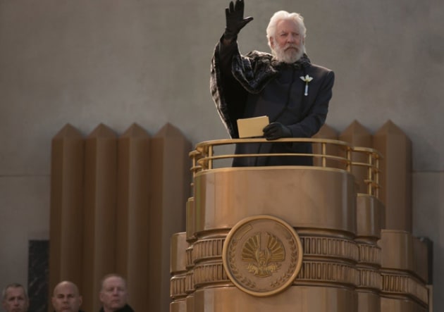 The Hunger Games Catching Fire Donald Sutherland