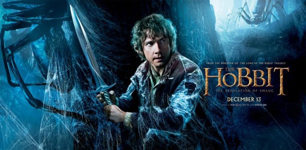 The Hobbit Desolation of Smaug Bilbo Sword Poster
