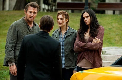 Liam Neeson, Famke Janssen and Maggie Grace in Taken 2
