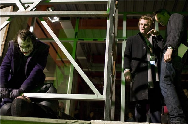 The Dark Knight Christopher Nolan Directs Heath Ledger