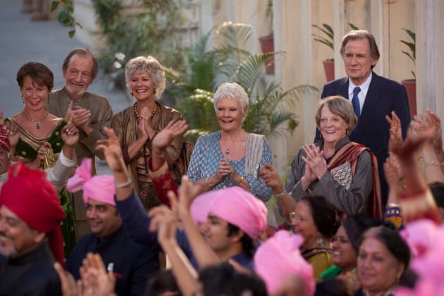 The Second Best Exotic Marigold Hotel Maggie Smith Judi Dench Bill Nighy