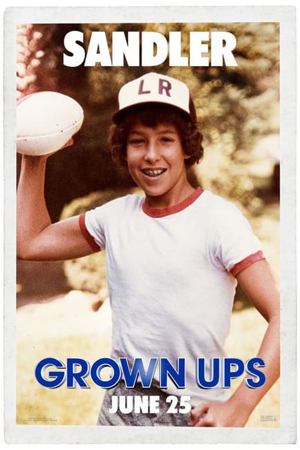 Grown Ups Adam Sandler Kid Poster