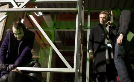 The Dark Knight Christopher Nolan Directs Heath Ledger