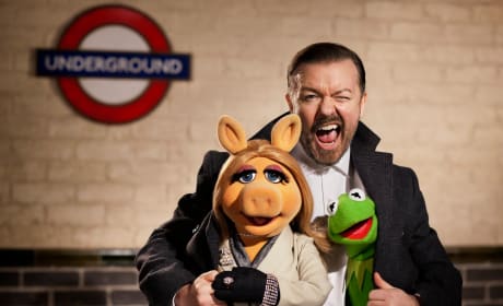 The Muppets...Again! Releases New Image with Ricky Gervais