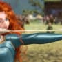 Brave: Princess Merida takes aim