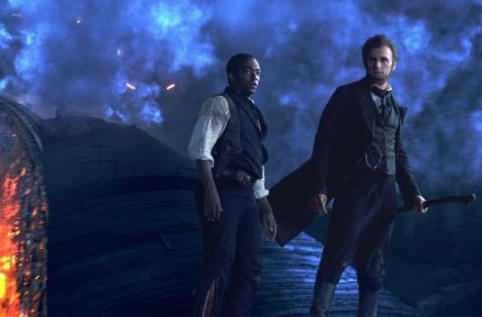 Anthony Mackie and Benjamin Walker in Abraham Lincoln Vampire Hunter