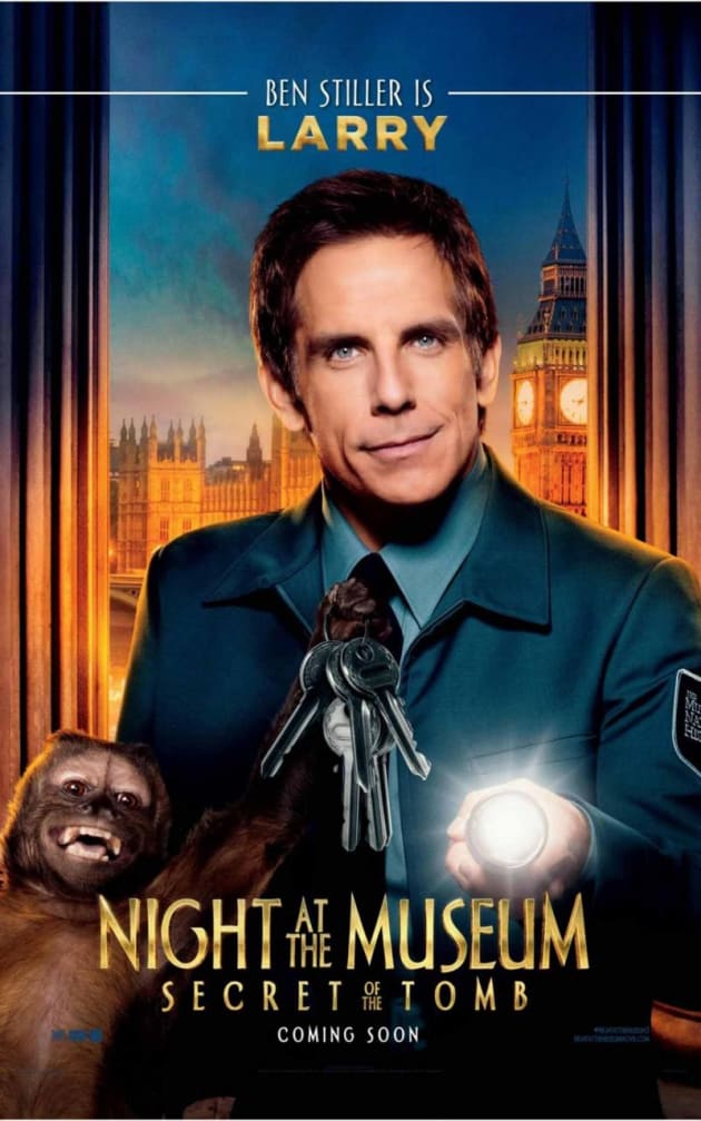 Night at the Museum: Secret of the Tomb Ben Stiller Poster