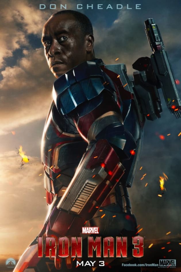 Iron Man 3 Iron Patriot Poster