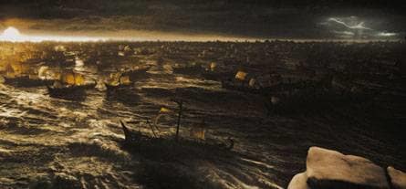 The Persian fleet