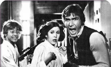 Star Wars Mark Hamill Carrie Fisher Harrison Ford