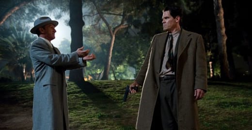 Sean Penn and Josh Brolin in Gangster Squad