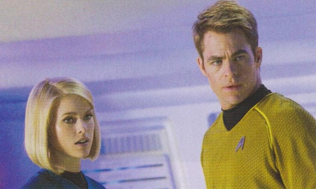 Alice Eve Chris Pine Star Trek Into Darkness