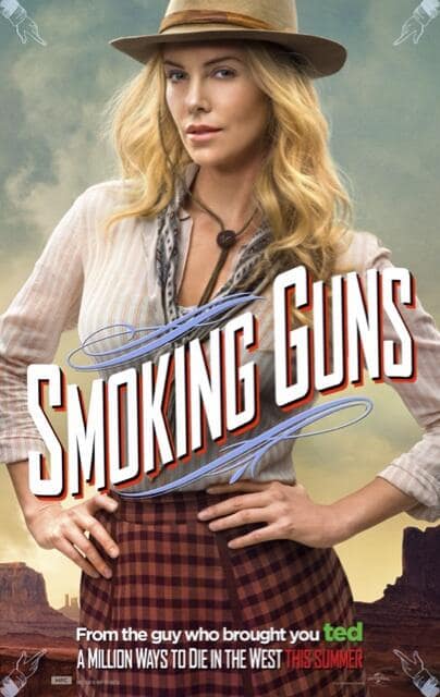 A Million Ways to Die in the West Charlize Theron Poster