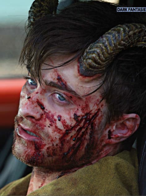 Daniel Radcliffe and His Horns Get Bloody